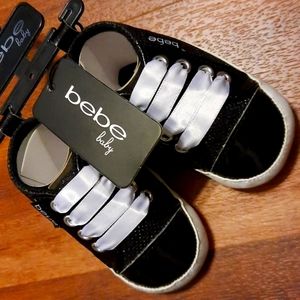 Bebe baby sparkle booties for infant girls